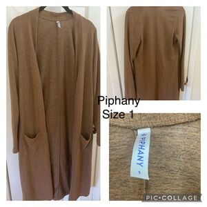 Piphany Eloise Duster Sweater - Perfect for Fall!